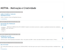 Tablet Screenshot of motivacaoecriatividade.blogspot.com