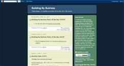 Desktop Screenshot of buildingmybiz.blogspot.com