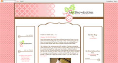 Desktop Screenshot of mystrawbabies.blogspot.com