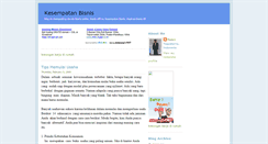 Desktop Screenshot of berbisnisuntung.blogspot.com