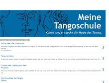 Tablet Screenshot of meinetangoschule.blogspot.com