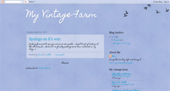 Desktop Screenshot of myvintagefarm.blogspot.com