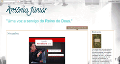 Desktop Screenshot of cantorantoniojunior.blogspot.com