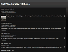 Tablet Screenshot of mattwaldins.blogspot.com