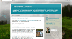 Desktop Screenshot of itinerantlibrarian.blogspot.com