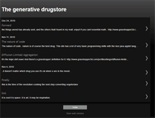 Tablet Screenshot of generativedrugstore.blogspot.com