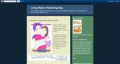 Desktop Screenshot of livingwaterspublishing.blogspot.com