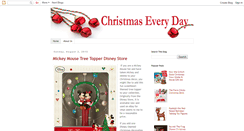 Desktop Screenshot of christmas-every-day.blogspot.com