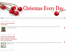 Tablet Screenshot of christmas-every-day.blogspot.com