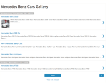 Tablet Screenshot of mercedes-cars-gallery.blogspot.com