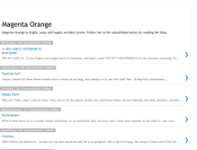 Tablet Screenshot of magentaorange.blogspot.com