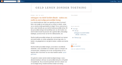 Desktop Screenshot of lenen-zonder.blogspot.com