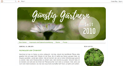 Desktop Screenshot of guenstiggaertnern.blogspot.com