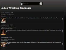 Tablet Screenshot of ladieswrestlingtn.blogspot.com