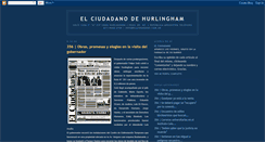 Desktop Screenshot of elciudadanodehurlingham.blogspot.com