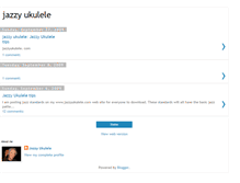 Tablet Screenshot of jazzyukulele.blogspot.com