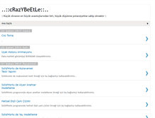Tablet Screenshot of crazybeetle.blogspot.com