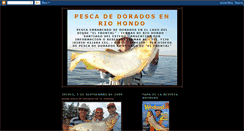 Desktop Screenshot of pescandodorados.blogspot.com