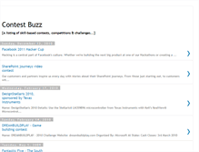 Tablet Screenshot of contestbuzz.blogspot.com