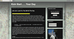 Desktop Screenshot of kickstarttoday.blogspot.com