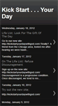 Mobile Screenshot of kickstarttoday.blogspot.com