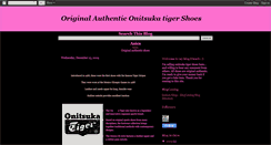 Desktop Screenshot of original-onitsukatiger.blogspot.com