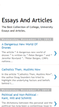 Mobile Screenshot of essays-articles.blogspot.com