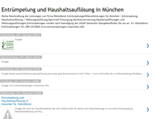 Tablet Screenshot of kleindienst-entruempelungen-muenchen.blogspot.com