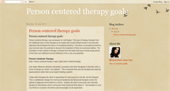 Desktop Screenshot of personcenteredtherapygoals.blogspot.com