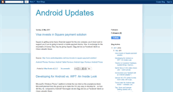 Desktop Screenshot of androidnewsupdates.blogspot.com