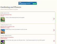 Tablet Screenshot of gardeningandflowers.blogspot.com