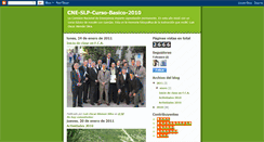 Desktop Screenshot of cne-slp-curso-basico-2010.blogspot.com