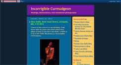 Desktop Screenshot of incorrigiblecurmudgeon.blogspot.com