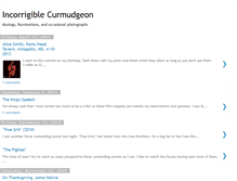 Tablet Screenshot of incorrigiblecurmudgeon.blogspot.com