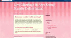 Desktop Screenshot of lovemarriageinaryasamaj.blogspot.com