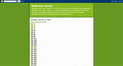 Desktop Screenshot of motorwayservice.blogspot.com