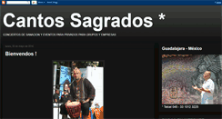 Desktop Screenshot of cantossagrados.blogspot.com