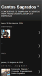 Mobile Screenshot of cantossagrados.blogspot.com