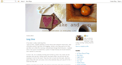 Desktop Screenshot of cakeandcup.blogspot.com