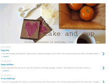 Tablet Screenshot of cakeandcup.blogspot.com