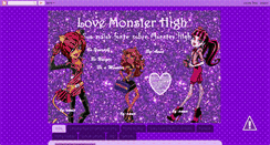 Desktop Screenshot of monster-high-lovee2.blogspot.com