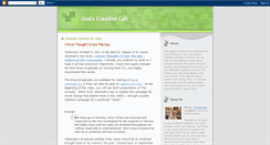 Desktop Screenshot of godscreativecall.blogspot.com
