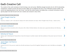 Tablet Screenshot of godscreativecall.blogspot.com
