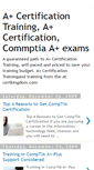 Mobile Screenshot of a-plus-certification.blogspot.com