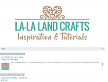 Tablet Screenshot of lalalandcrafts.blogspot.com