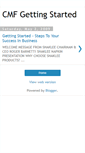 Mobile Screenshot of cmfgettingstarted.blogspot.com