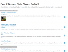 Tablet Screenshot of everxgreenoldieshow.blogspot.com