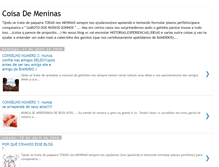 Tablet Screenshot of blogcoisademeninas.blogspot.com