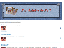 Tablet Screenshot of losdedalesdeloli.blogspot.com