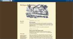 Desktop Screenshot of michiganrails.blogspot.com